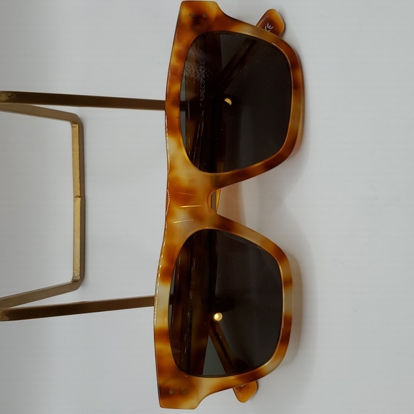Le Specs Accessories - Le Specs Luxe Orange/Brown Animal Print Sunglasses